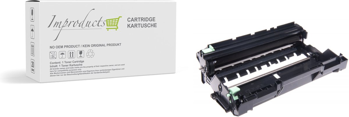 Improducts® DRUM DR-2510 DR2510 o.a. geschikt voor Brother DR2510 HL-L2400 L2445 L2447 DCP-L2620 L2627 L2660 L2665 MFC-L280