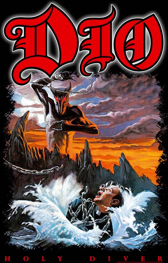 Dio - Holy Diver - Textiel postervlag
