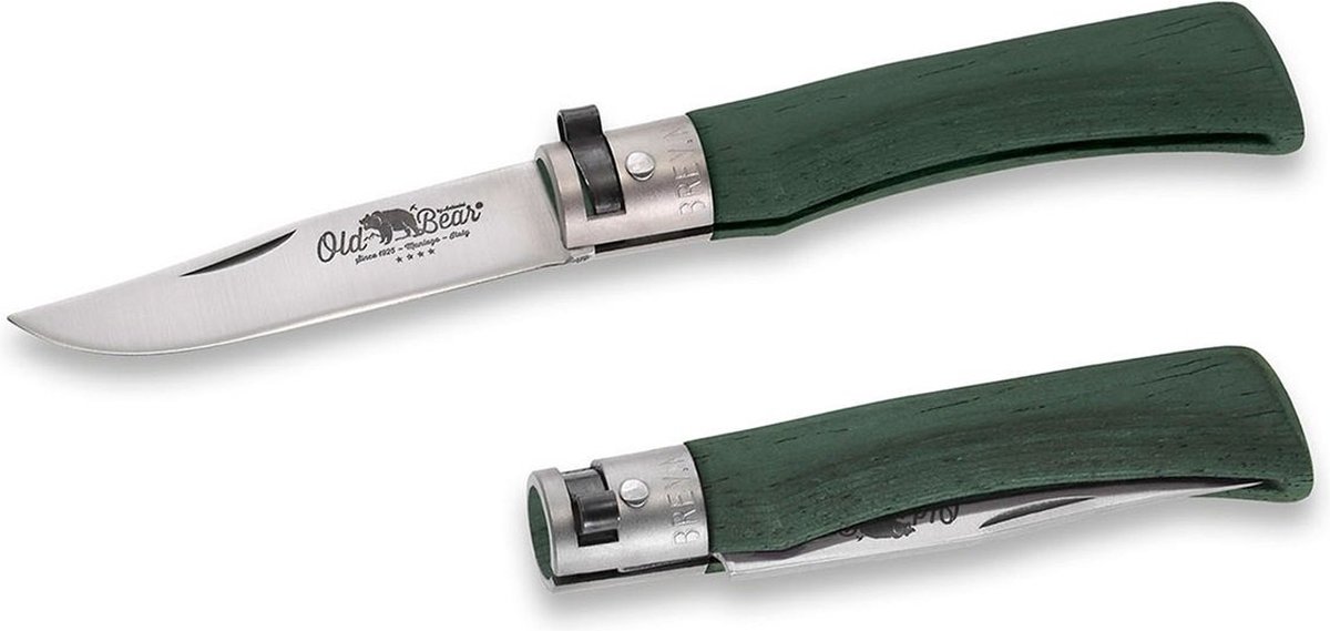 Old Bear Zakmes Full Color Groen S
