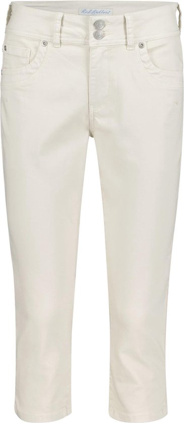 Red Button Jeans Romy Capri Colour Srb4246 Pearl Dames Maat - W34