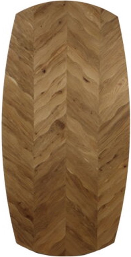 HSM Collection Tafelblad Visgraat Danish 200cm Naturel Eiken