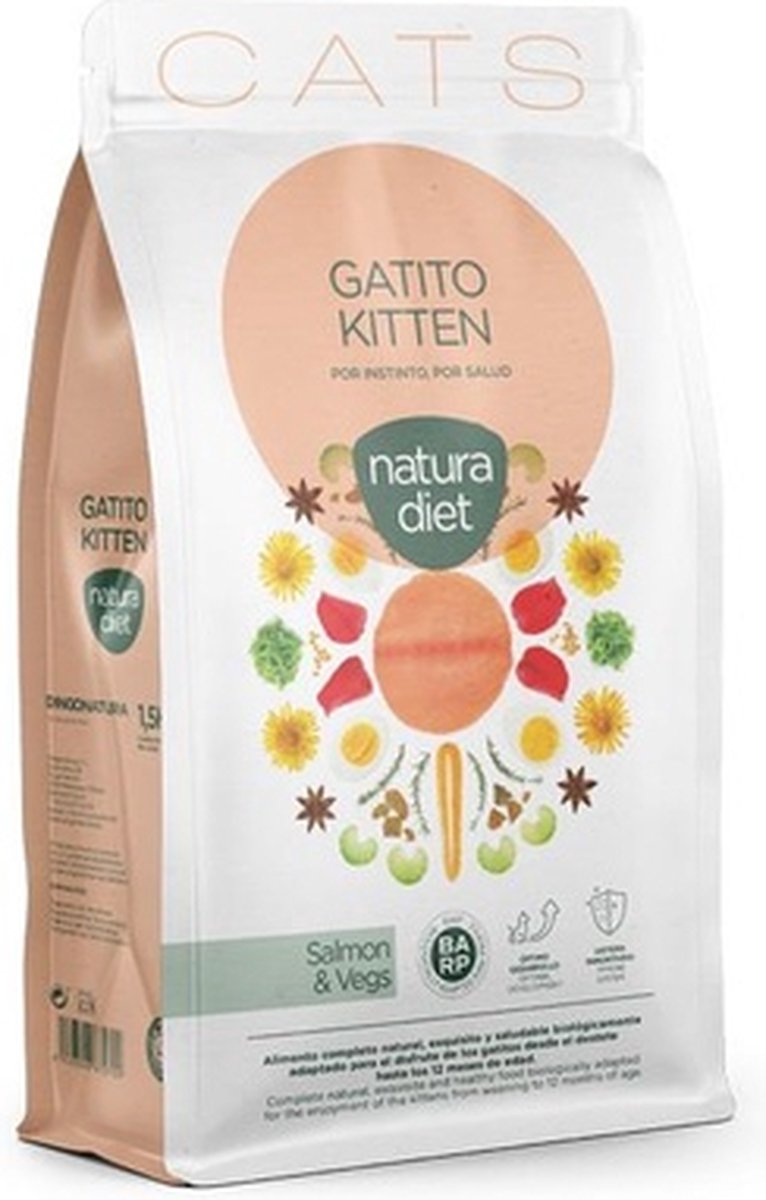 Natura Diet Natura Diet Nd Cat Kitten Salmon 1,5 kg