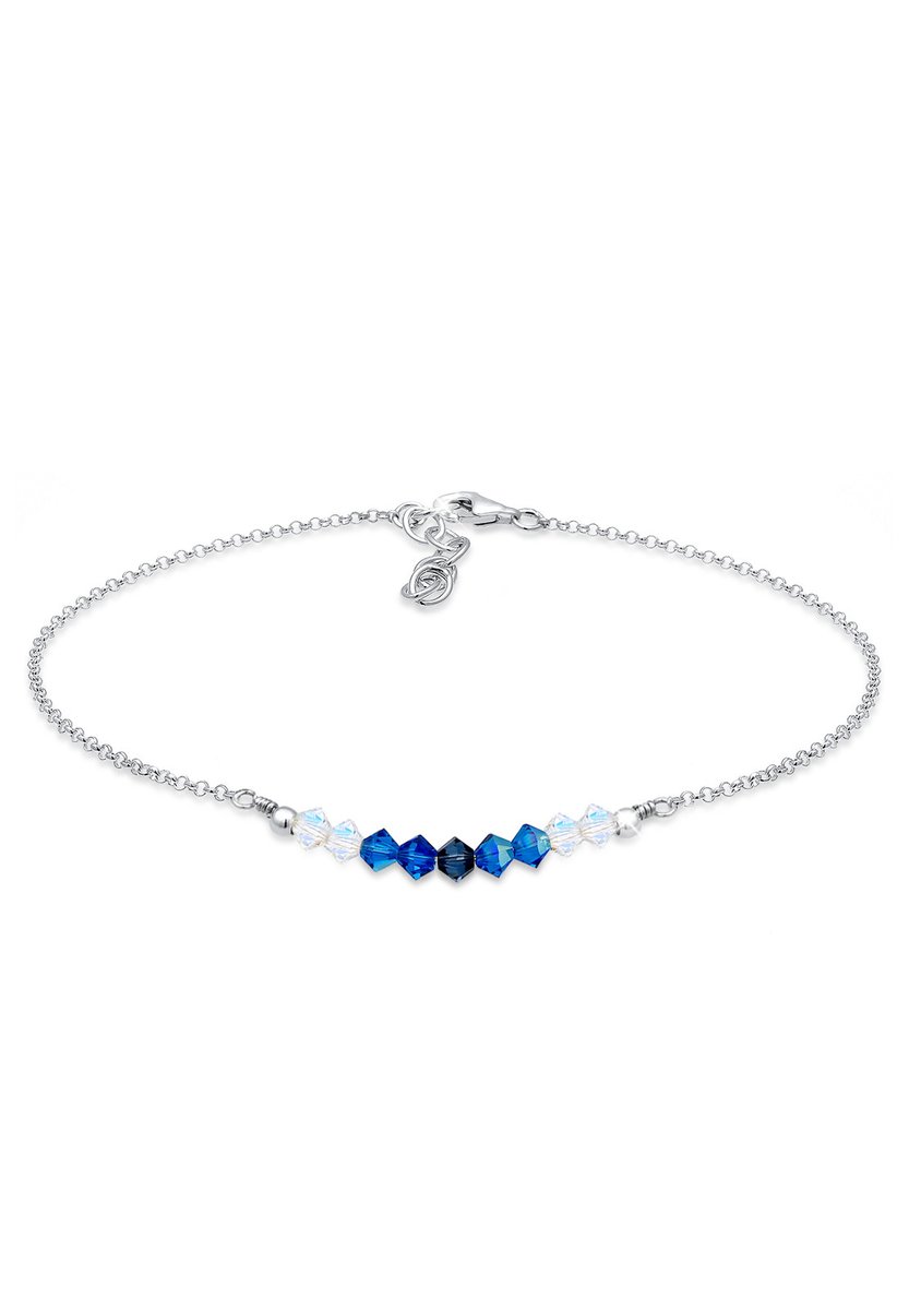 Elli Voetsieraden bal strand zee Swarovski® kristal 925 Sterling zilver