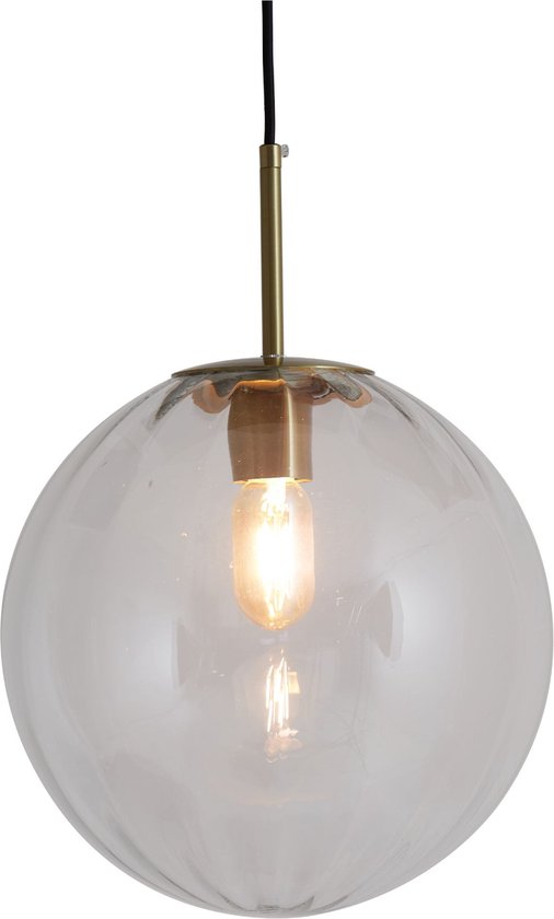 Light & Living Hanglamp Magdala - Smoke Glas - Ø48cm - Modern - Hanglampen Eetkamer, Slaapkamer, Woonkamer