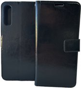 Bookcase Geschikt voor: Samsung Galaxy A7 2018 - Zwart - portemonnee hoesje