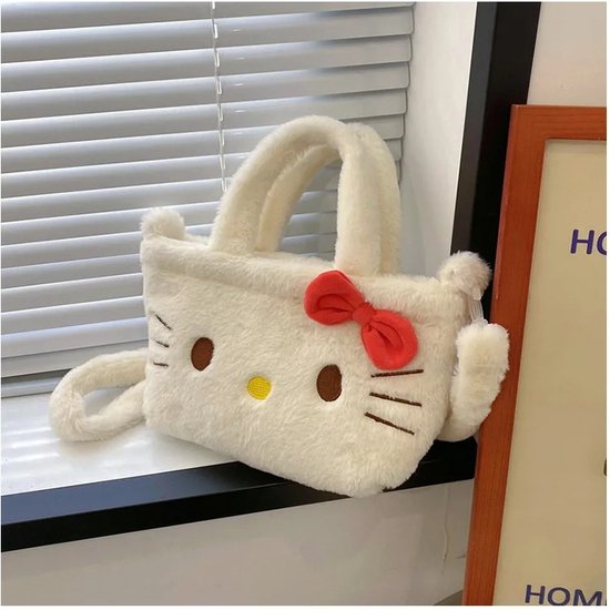 Sanrio Hello Kitty - Zachte Cross Body Tas voor Meisjes - Wit