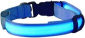 CHPN - LED-Halsband - Honden halsband - Halsband - Blauw - XL - Dierenband - Collar - Halsband voor honden met verlichting - Zichtbaar in het donker