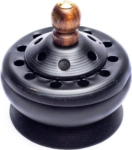 Phoenix Hangende wierookbrander - Voor losse wierook in de kerk - Messing - 10 cm