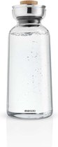 Eva Solo - Silhouette Glazen Karaf 1 liter - Transparant - Borosilicaatglas - Eikenhout - Siliconen