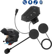 Casque de moto - Moteur d'interphone étanche IP67 - Accessoires de vêtements pour bébé de moto - Moteur de casque avec autonomie de 120 heures - Casque Bluetooth avec microphone