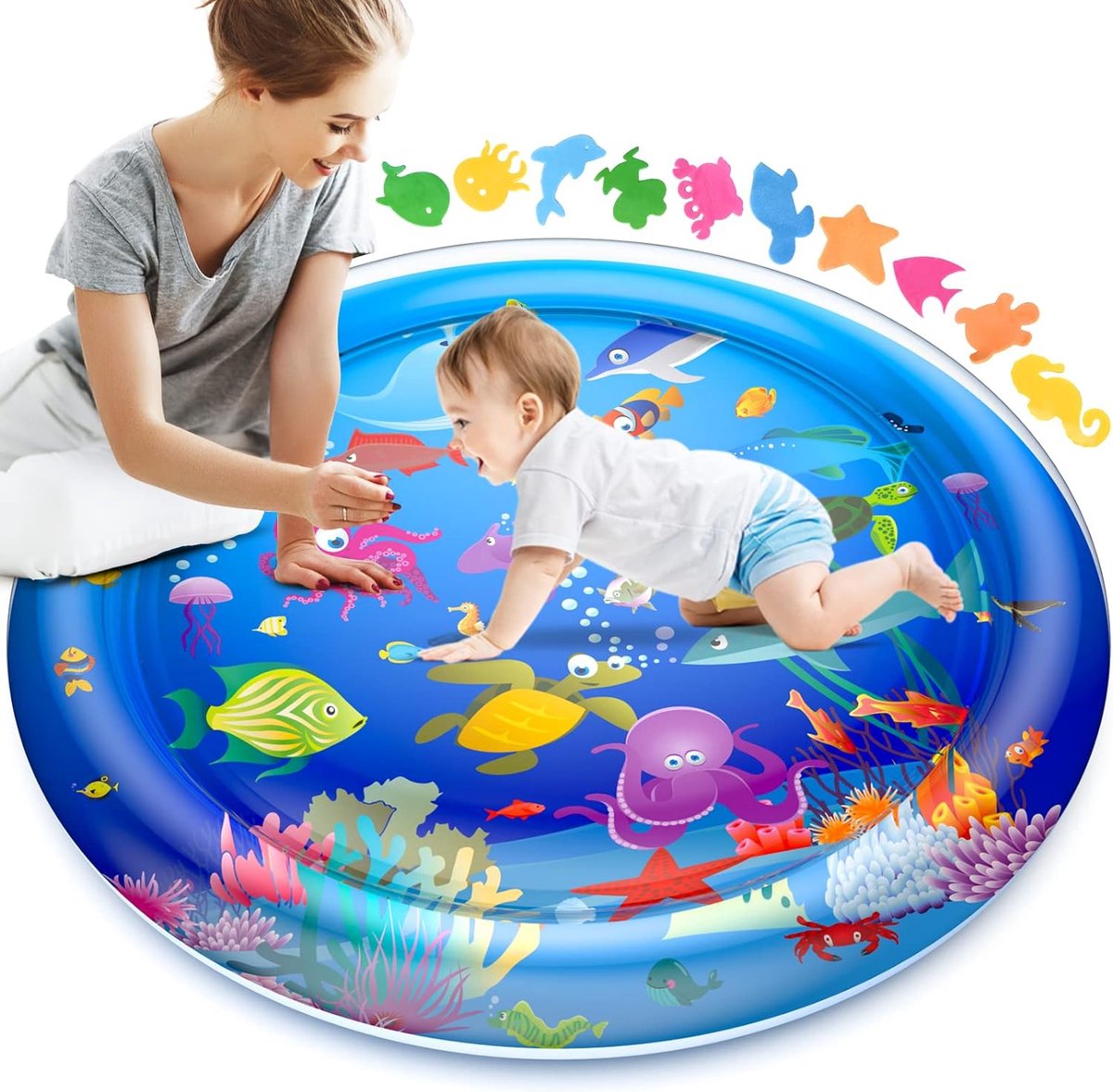 Waterspeelmat Baby Watermat Speelkleed Kraamcadeau Speelmat Babyshower Must have voor elke baby!