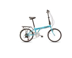 b'wheelerz Vouwfiets 20 Inch - 6 Speed Shimano - Zwart'