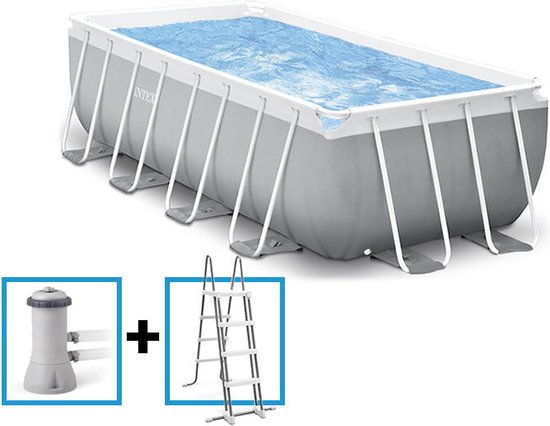 Intex Prism Frame™ Rectangular Premium Pool Set - Opzetzwembad - 400 x 200 x 122 cm - Intex