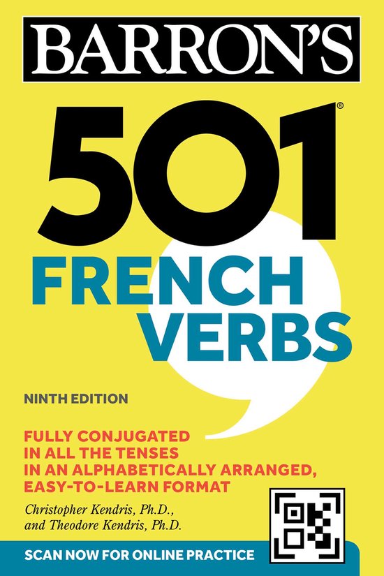 Barron's 501 Verbs- 501 French Verbs, Ninth Edition - cover