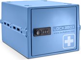 Lockabox One™ Opbergbox met Cijferslot - Afsluitbare Medicijnkast - Polycarbonaat Kluis - Koelkast en Diepvries Proof - 10,5 Liter - 31 x 21 x 17 cm