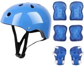 Beschermende uitrusting voor kinderen en helm 7-delig / set Beschermende uitrusting voor kinderen voor jongens, meisjes Verstelbare helm met pads Set Knie-elleboogbeschermers en polsbeschermers voor rolskateboardfiets