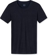 SCHIESSER Long Life Soft T-shirt (1-pack) - heren shirt korte mouwen blauwzwart - Maat: M