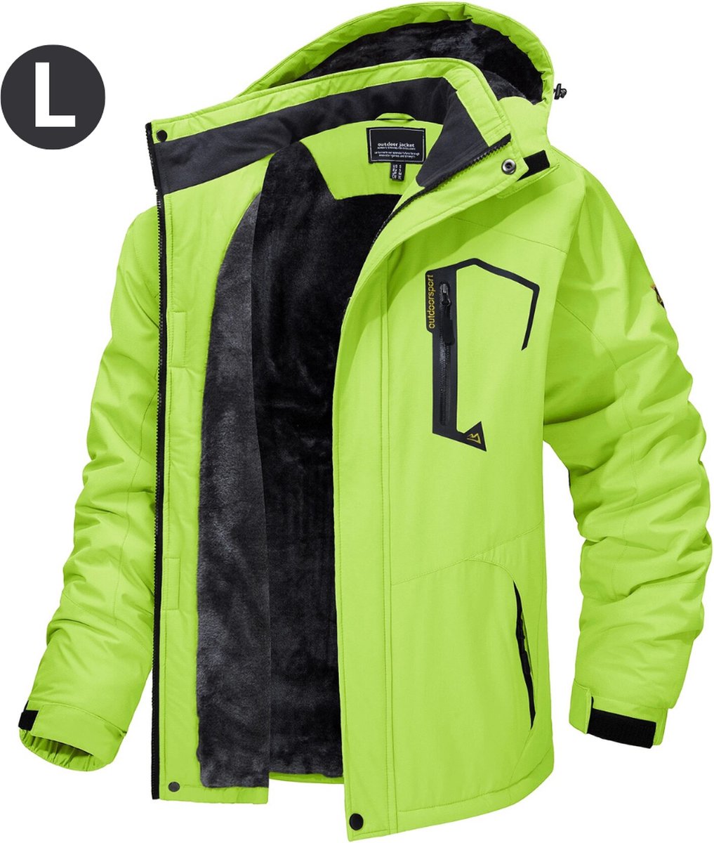 Livano Winterjas Voor Heren Parka Winter Jas Volwassen Groen