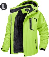 Livano Winterjas Voor Heren - Parka - Winter - Jas - Volwassen - Groen - Maat L