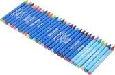 Crayons de cire wasco 30 couleurs Dont 6 Crayons Métalliques - Multicolore / Blauw - Crayons de cire - Cadeau Noël - Dessin - Couleurs - 1 Boîte