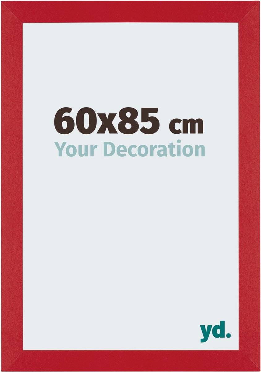 yd. Your Decoration - Fotolijst 60x85 cm - MDF - Rood - Mura