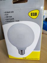 L ED bol lamp 9 watt 13 x 9.5 cm