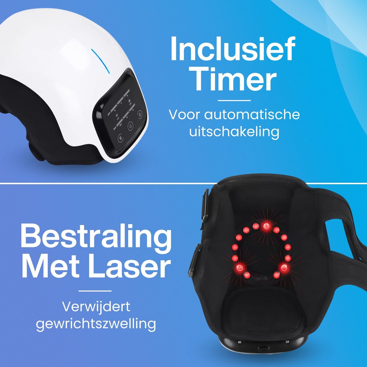 Knie Infrarood Knie Massage Apparaat met Warmtetherapie - afbeelding 2