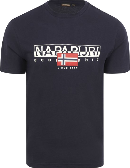 Napapijri - Aylmer T-shirt Navy - Heren - Regular-fit