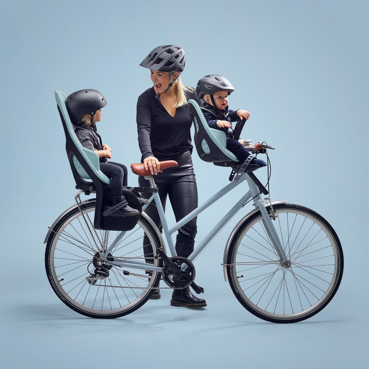 Thule Yepp 2 Maxi - fietsstoeltje - Midnight Black thumbnail 5