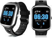 Alarm Horloge Ouderen - Sos Horloge Senioren Met Hartslagmeter, Bloeddrukmeter - Gps Tracker Ouderen – 4G Smartwacht Met SOS Alarmknop