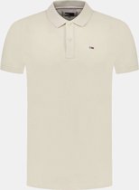 Slim Placket Polo Ext - Zand - L