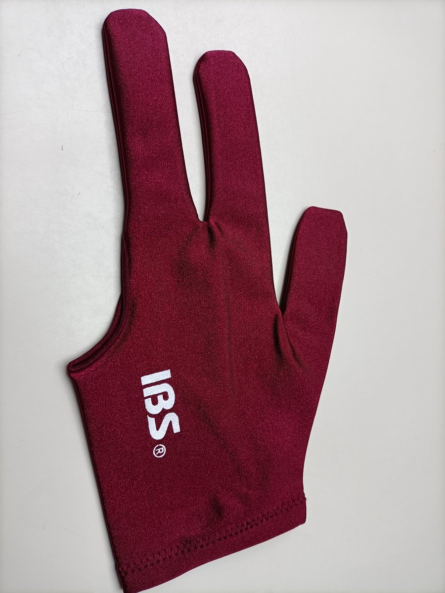 Biljarthandschoen IBS - burgundy