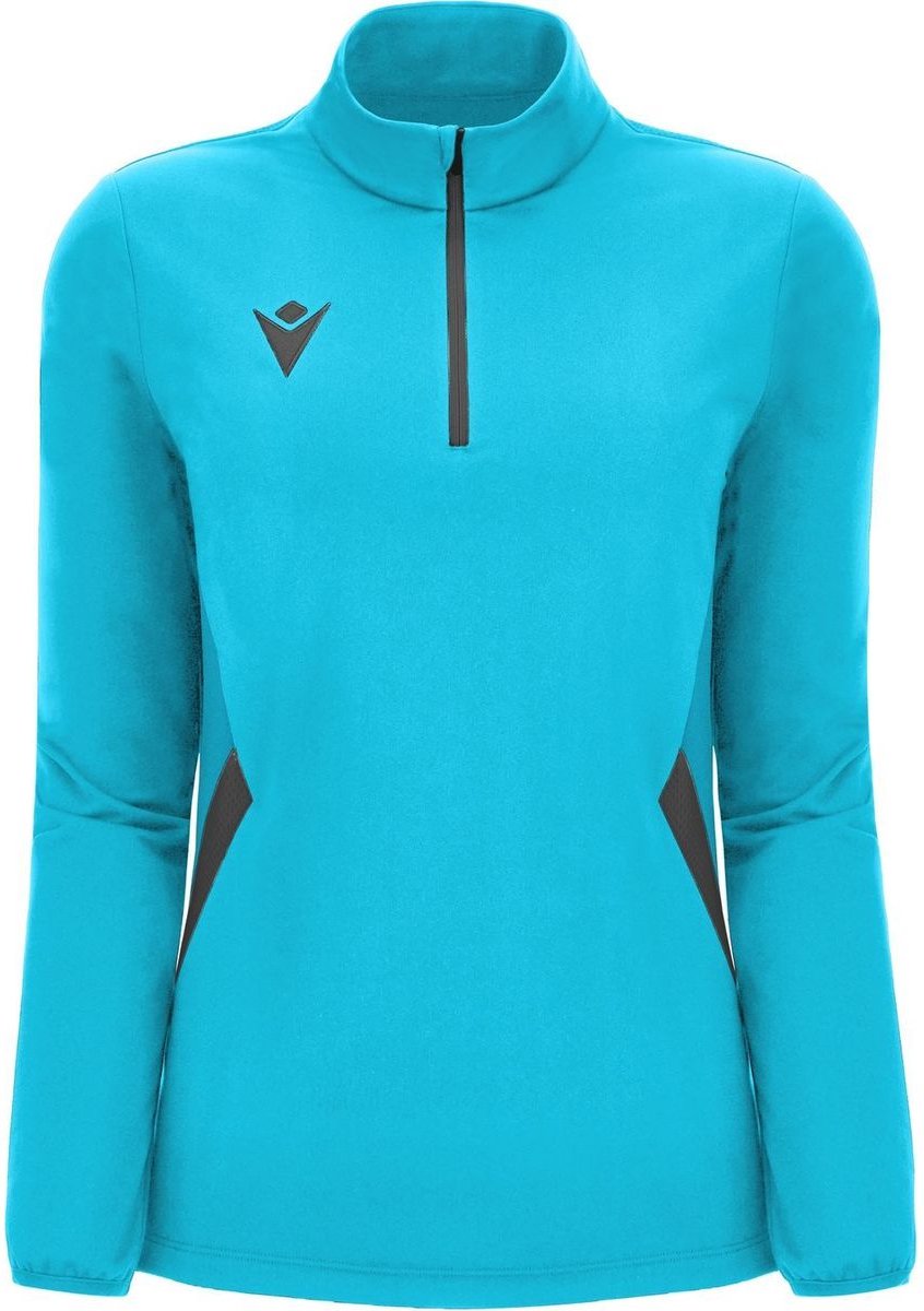 Macron Victory Maira Ziptop Dames - Neon Sky / Antraciet | Maat: 3XL