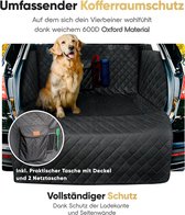 Kofferbakbescherming voor honden, gewatteerd, met zij- en bumperbescherming, hondendeken, auto, kofferbak, waterdicht en krasbestendig, universele kofferbakbeschermingsmat voor honden