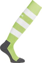 Chaussettes de football Uhlsport Team Pro Essential Stripe - Vert Flash / Wit | Taille: 28-32