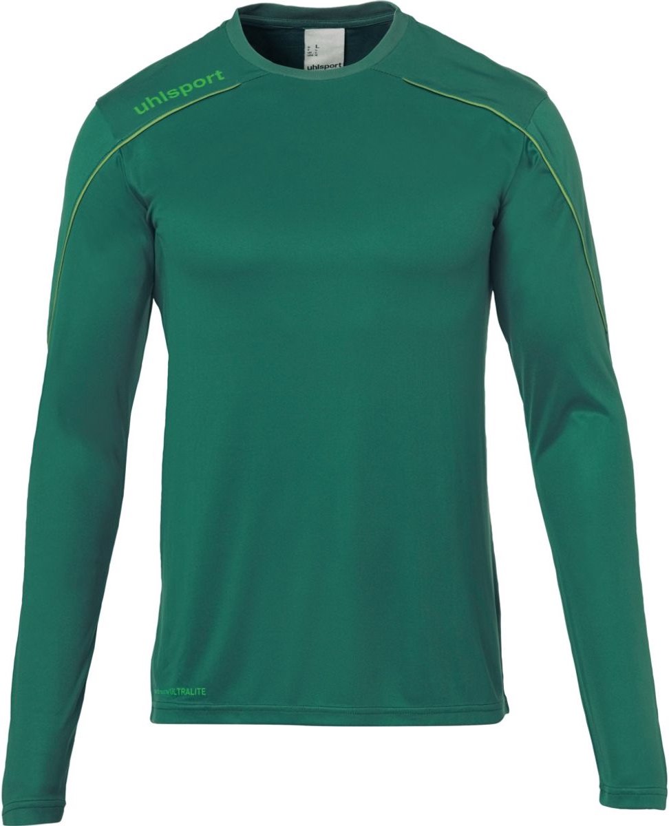 Uhlsport Stream 22 Voetbalshirt Lange Mouw Heren - Fir Green / Fluo Groen | Maat: S
