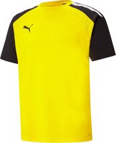 Puma Teampacer Shirt Korte Mouw Heren - Geel / Zwart | Maat: M