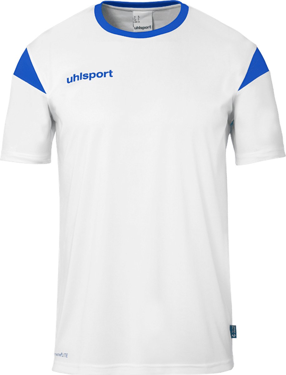 Uhlsport Squad 27 Shirt Korte Mouw Heren - Wit / Royal | Maat: L