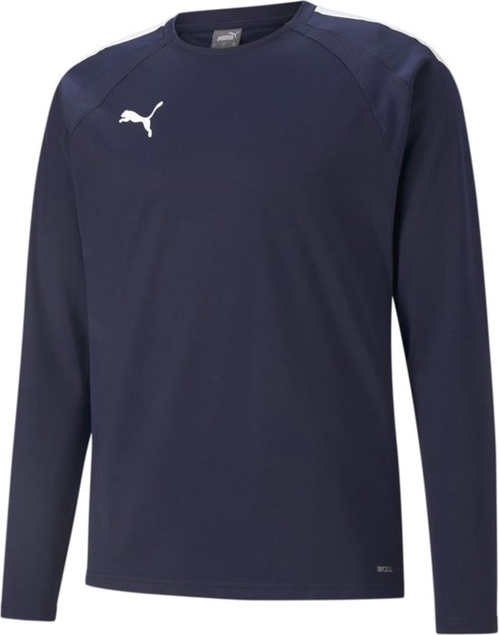 Puma Teamliga Sweater Kinderen - Marine | Maat: 164