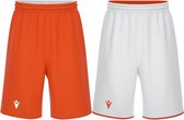 Macron X500 Reversible Short Heren - Oranje / Wit | Maat: XXL