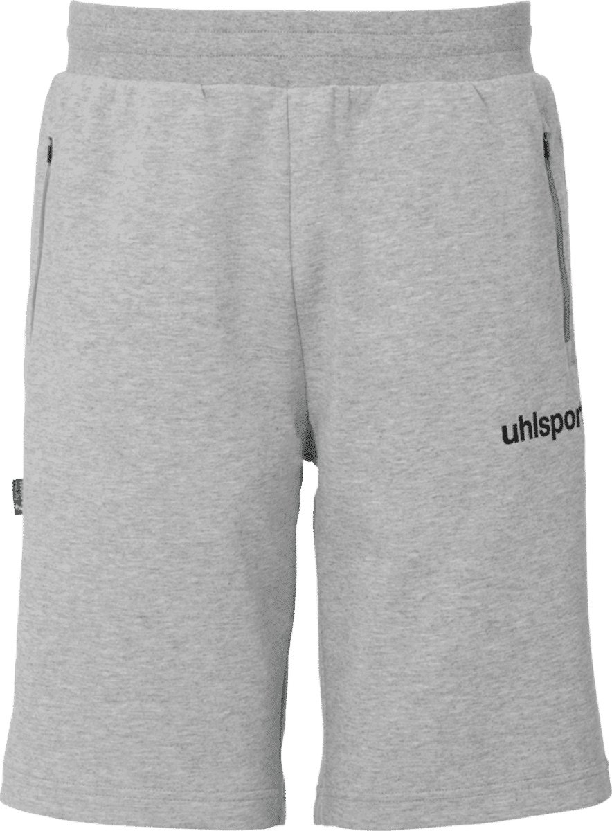 Uhlsport Id Short Heren - Donkergrijs Gemeleerd / Zwart | Maat: S