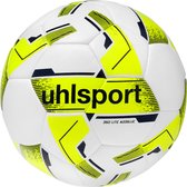 Uhlsport 350 Lite Addglue Lightbal - Wit / Fluogeel / Marine | Maat: 5