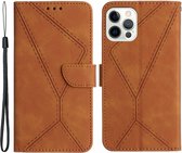 iPhone 15 Pro hoesje - Leather- Book case- Cityhoesje