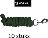 Horka - 10 halstertouwen - Voordeelpak - Groen