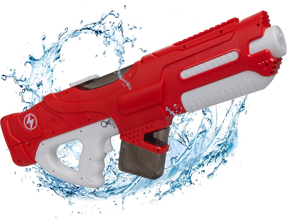 Silvergear Waterpistool Elektrisch - Buitenspeelgoed Jongens - Super Soaker - Water Pistool - Rood