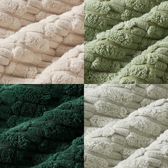 Lot de 2 coussins décoratifs MAZZAELLA Velours 45 x 45 cm Taupe Motif