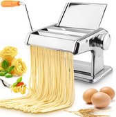 Noodles Pasta Maker RVS Pastamaker Hand Crank Noodle Maker, Spaghetti Maker Verse Handmatige Pasta Roller Machine Cutter, Pastamamachine Noodle Machine met klem