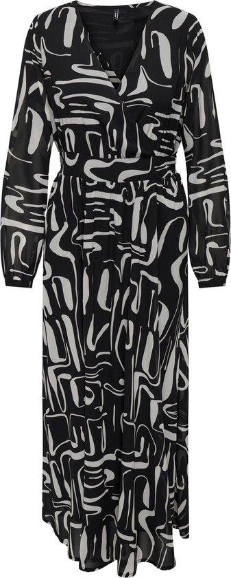ONLY - ONLSTAR LIFE L/S CARA LONG DRESS PTM - Dames - Maxi jurken