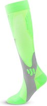 EITIKA - Bas de compression homme L/XL 41-46 - Vert - Magnifiques bas pour l'équitation - la course à pied - le cyclisme, etc. pieds chauds et bonne circulation sanguine