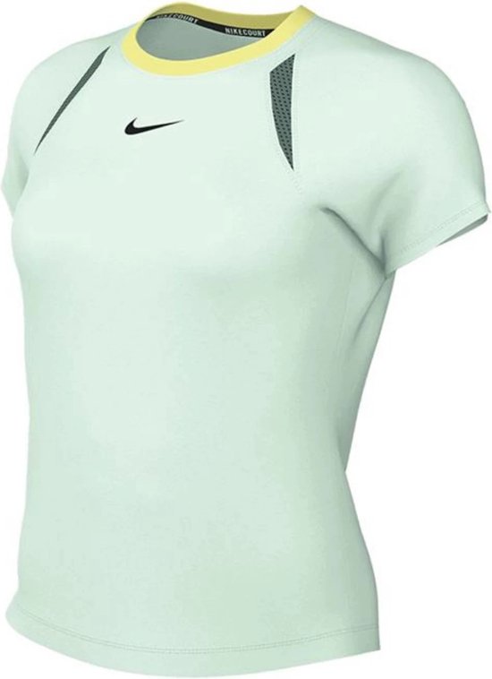 Nike Court Advantage Dri-Fit tennis shirt dames groen